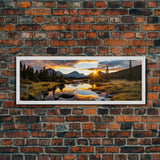 Panoramic Print of Rocky Mountain National Park Extra Large Wall Art, Panoramic Wall Art, Panoramic Landscape Print, Landscape Photography