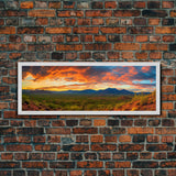 Panoramic Print of Saguaro National Park Extra Large Wall Art, Panoramic Wall Art, Panoramic Landscape Print, Landscape Photography