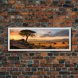 Panoramic Print of The Serengeti in Tanzania Extra Large Wall Art, Panoramic Wall Art, Panoramic Landscape Print, Landscape Photography