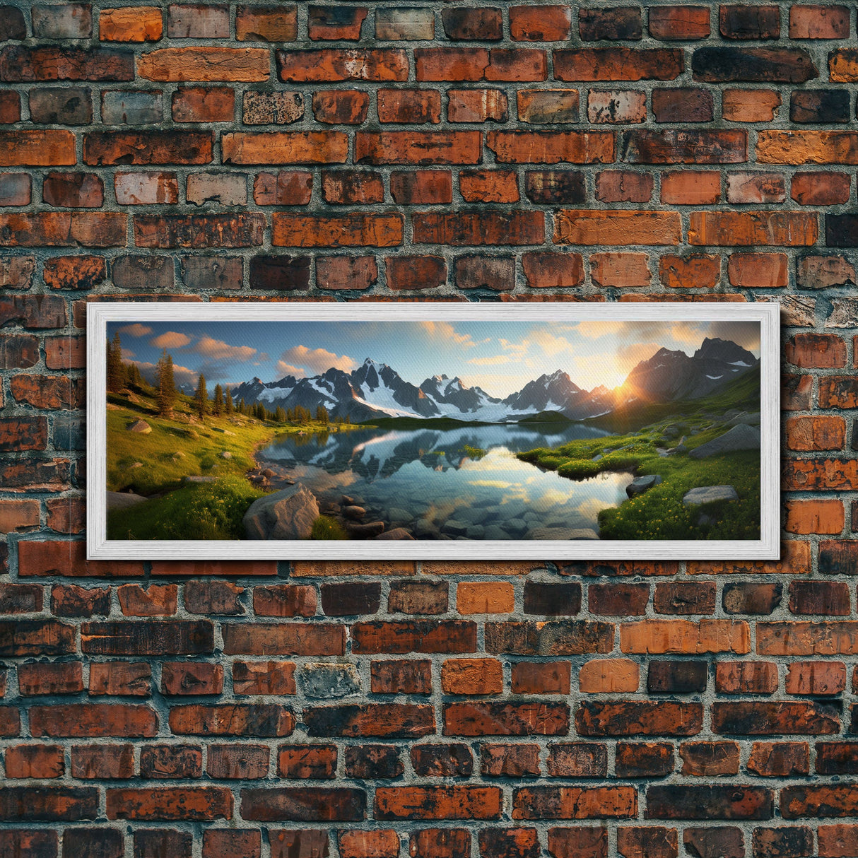 Panoramic Print of the Swiss Alps in Switzerland Extra Large Wall Art, Panoramic Wall Art, Panoramic Landscape Print, Landscape Photography