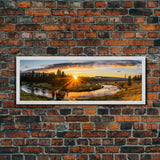 Panoramic Print of Yellowstone National Park, Extra Large Wall Art, Panoramic Wall Art, Panoramic Landscape Print, Landscape Photography