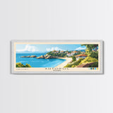 Ahtopol, Bulgaria Panoramic Beach Print, Vacation Gift, Bulgaria Wall Art, Beach Painting, Beach Decor, Beach Painting