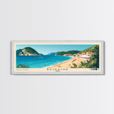 Beidaihe, China Panoramic Beach Print, Vacation Gift, China Wall Art, Beach Painting, Beach Decor, Beach Painting