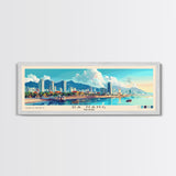 Da Nang, Vietnam Panoramic Beach Print, Vacation Gift, Vietnam Wall Art, Framed Canvas Print, Framed Beach Painting