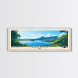 Iriomote, Japan Panoramic Beach Print, Vacation Gift, Japan Wall Art, Framed Canvas Print, Framed Beach Painting