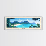 Ko Lipe, Thailand Panoramic Print, Vacation Gift, Thailand Wall Art, Beach Painting, Beach Decor, Beach Or Lakehouse Art