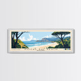 Kogal Bay Beach, South Africa Panoramic Beach Print, Vacation Gift, South Africa Wall Art, Beach Painting, Beach Decor, Beach Painting