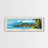 Labengki, Indonesia Panoramic Beach Print, Vacation Gift, Indonesia Wall Art, Framed Canvas Print, Framed Beach Painting