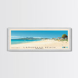 Langebaan Beach, South Africa Panoramic Beach Print, Vacation Gift, South Africa Wall Art, Beach Painting, Beach Decor, Beach Painting