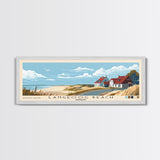 Langeoog Beach, Germany Panoramic Print, Vacation Gift, Germany Wall Art, Beach Painting, Beach Decor, Beach Or Lakehouse Art