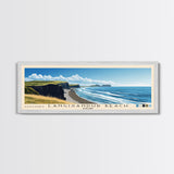 Langisandur Beach, Iceland Panoramic Beach Print, Vacation Gift, Iceland Wall Art, Beach Painting, Beach Decor, Beach Painting