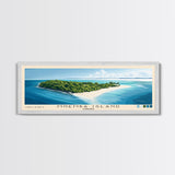 Mnemba Island, Tanzania Panoramic Beach Print, Vacation Gift, Tanzania Wall Art, Beach Painting, Beach Decor, Beach Painting