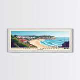 Praia do Carvalhal, Portugal Panoramic Print, Vacation Gift, Portugal Wall Art, Beach Painting, Beach Decor, Beach Or Lakehouse Art