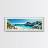 Rottnest Island, Australia Panoramic Print, Vacation Gift, Australia Wall Art, Beach Painting, Beach Decor, Beach Or Lakehouse Art