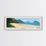 Turtle Cove Beach, Hong Kong Panoramic Print, Vacation Gift, Hong Kong Wall Art, Beach Painting, Beach Decor, Beach Or Lakehouse Art