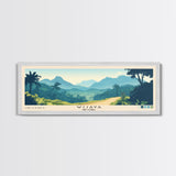 Wijaya, Sri Lanka Panoramic Beach Print, Vacation Gift, Sri Lanka Wall Art, Framed Canvas Print, Framed Beach Painting