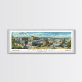 Spokane Valley Washington Travel Poster, Framed Canvas Print, Wall Art, Home Decor, Travel Gift, Living Room Art, Retro Style Art