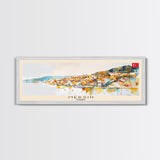 Mersin Turkey Wall Art, Panoramic Travel Poster, Panoramic Framed Canvas Print, City Wall Art, Wall Hanging Home Decor, Travel Art