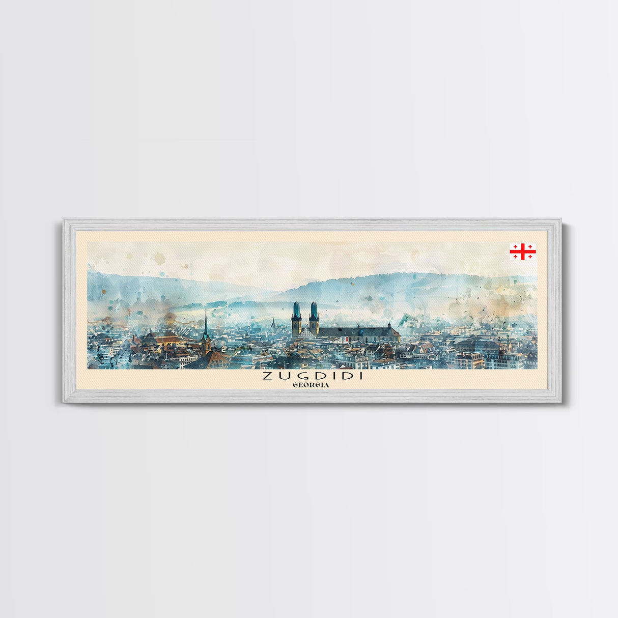 Zurich Switzerland Travel Art, City Art, Framed Canvas Print or Metal Wall Art, Europe Travel Poster, Panoramic Wall Art, Extra Wide Wall Art