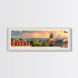 Pardubice Czech Republic Travel Art, City Art, Framed Canvas Print or Metal Wall Art, Europe Travel Poster, Panoramic Wall Art, Extra Wide Wall Art