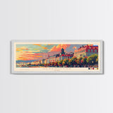 Ulyanovsk Russia Travel Art, City Art, Framed Canvas Print or Metal Wall Art, Europe Travel Poster, Panoramic Wall Art, Extra Wide Wall Art