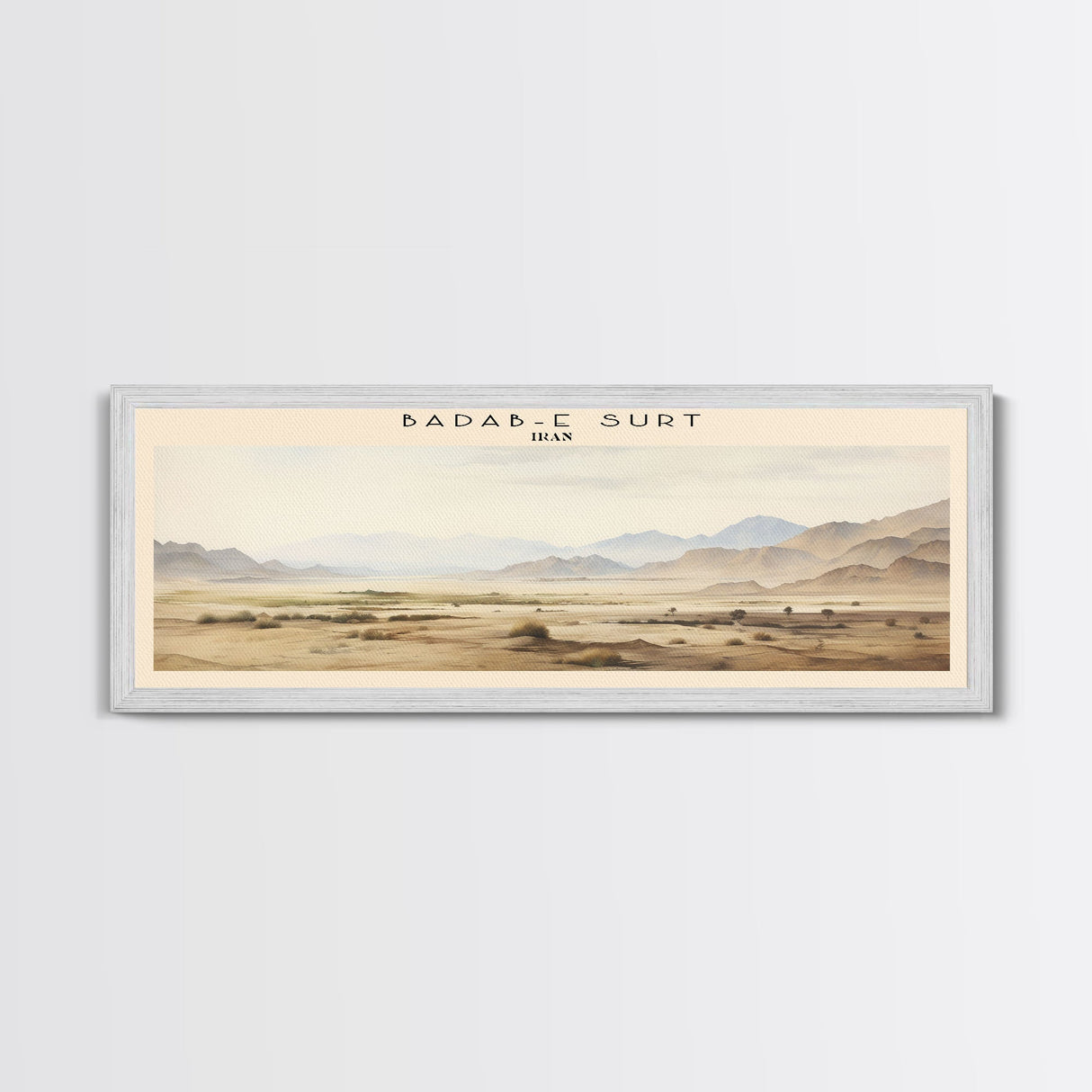 Badab e Surt Iran Travel Poster Print, Framed Canvas Print, Iran Travel Art, Wood Framed Art, Wall Hanging, Home Decor