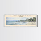 Cahuita National Park Framed Canvas Print Travel Poster | Wall Art | Home Decor | Gift For Travel Lover | Wall Hanging | Original Art