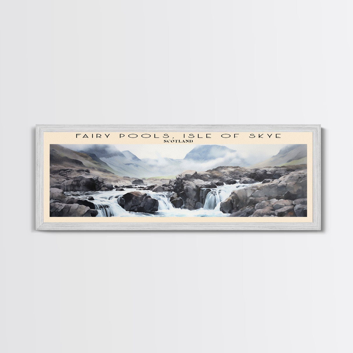 Fairy Pools, Isle of Skye Wall Art Travel Poster Print, Gift For Travel Lover, Vacation Gift, COUNTRY Wall Art, Home Decor, Original Art