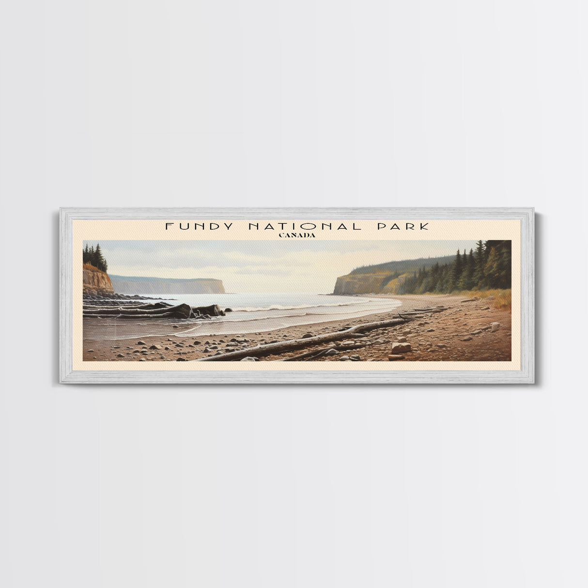 Fundy National Park Travel Poster Print, Framed Canvas Wall Art, Metal Wall Art, COUNTRY art, Gift For Him, Travel Wall Art, Travel Lover Gift