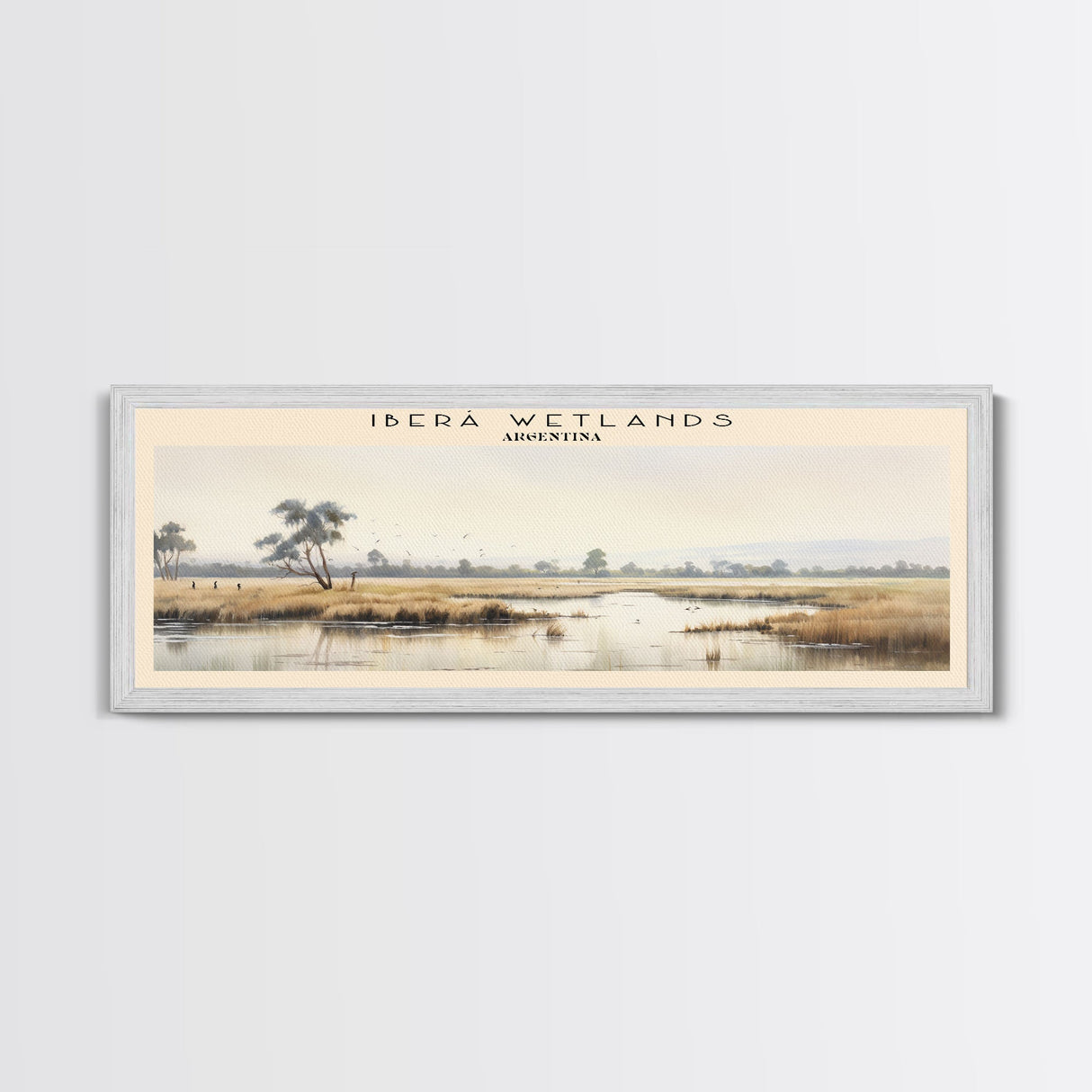 Iberá Wetlands Travel Poster Print, Framed Canvas Wall Art, Metal Wall Art, COUNTRY art, Gift For Him, Travel Wall Art, Travel Lover Gift