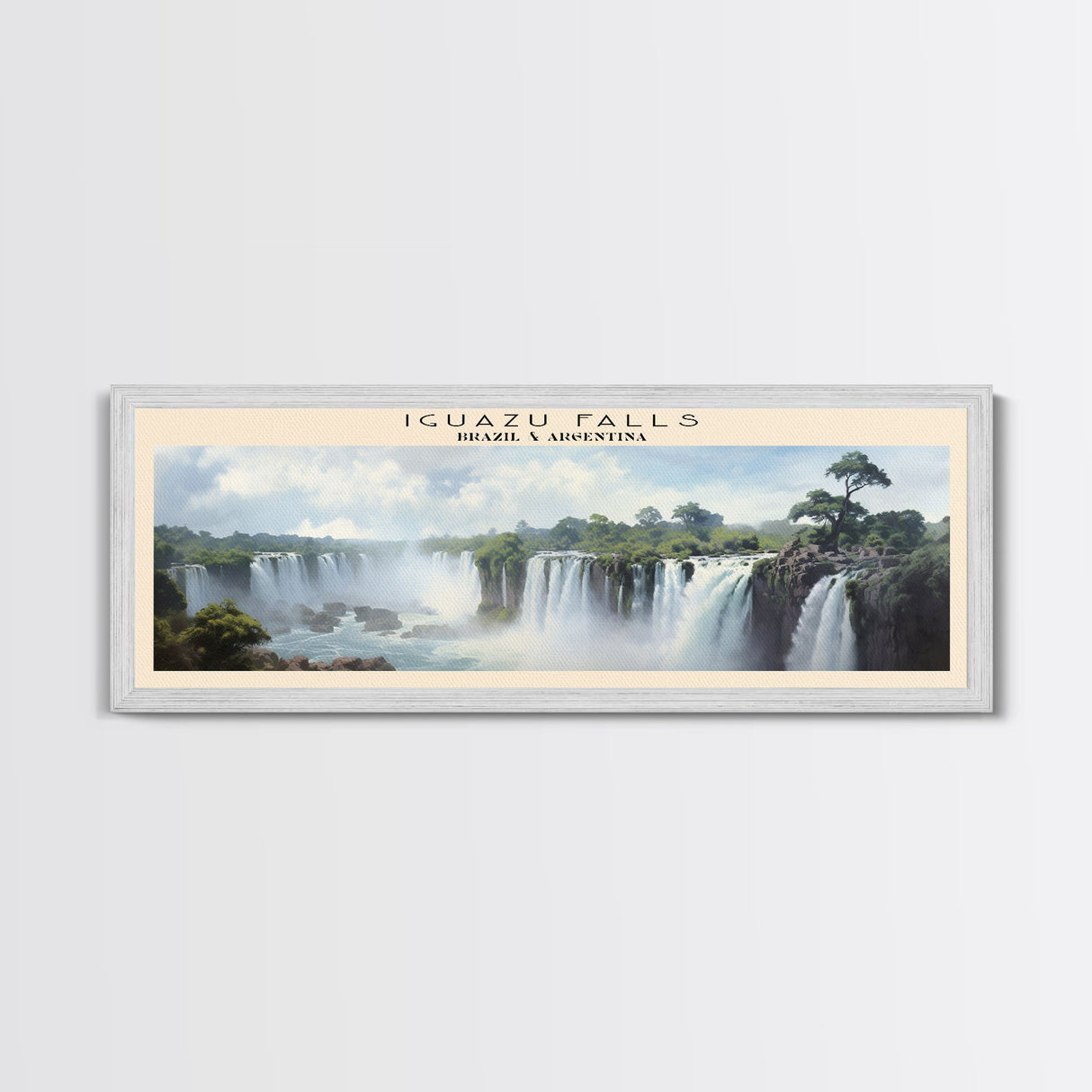 Iguazu Falls Wall Art Travel Poster Print, Gift For Travel Lover, Vacation Gift, COUNTRY Wall Art, Home Decor, Original Art