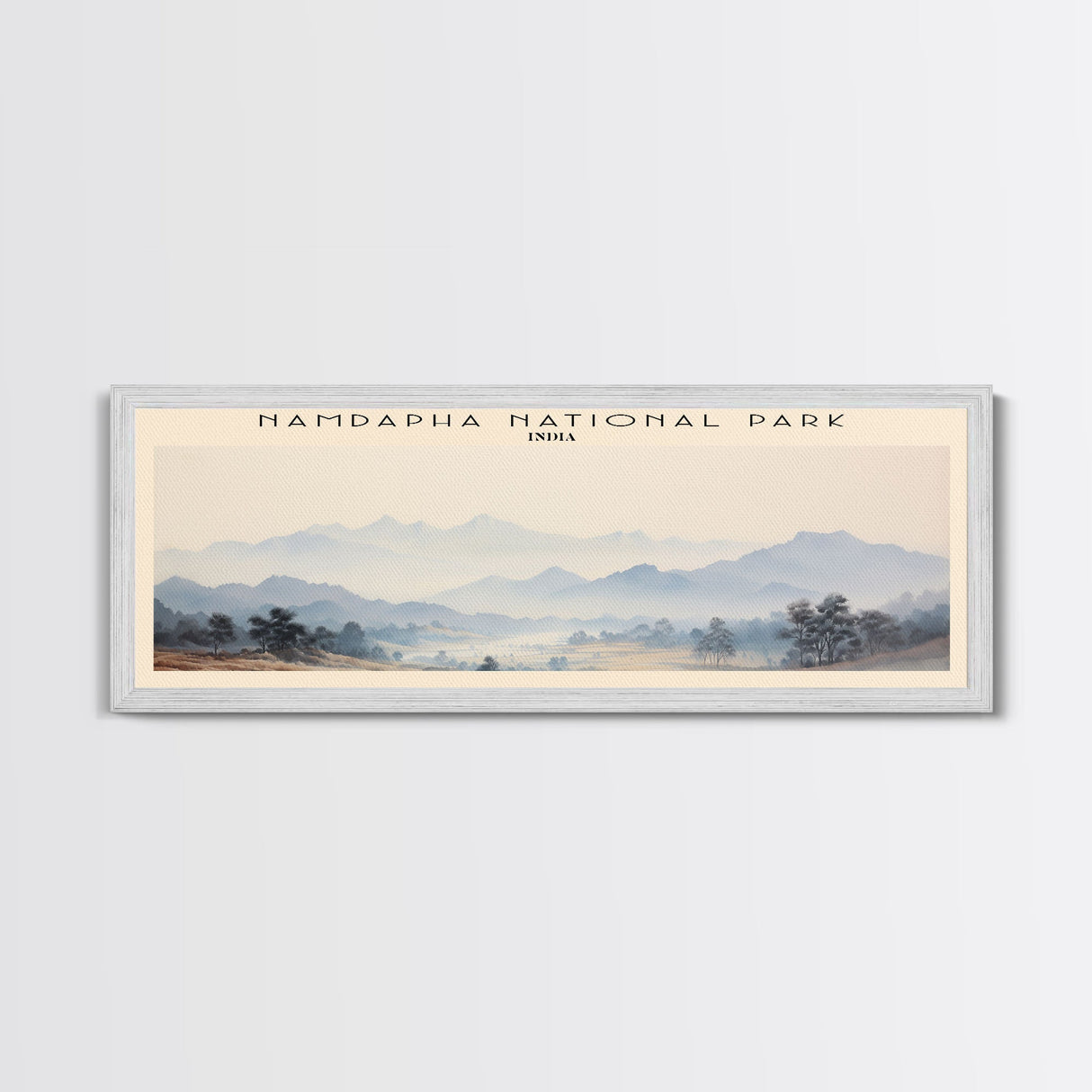 Namdapha National Park Travel Poster Print, Framed Canvas Wall Art, Metal Wall Art, COUNTRY art, Gift For Him, Travel Wall Art, Travel Lover Gift