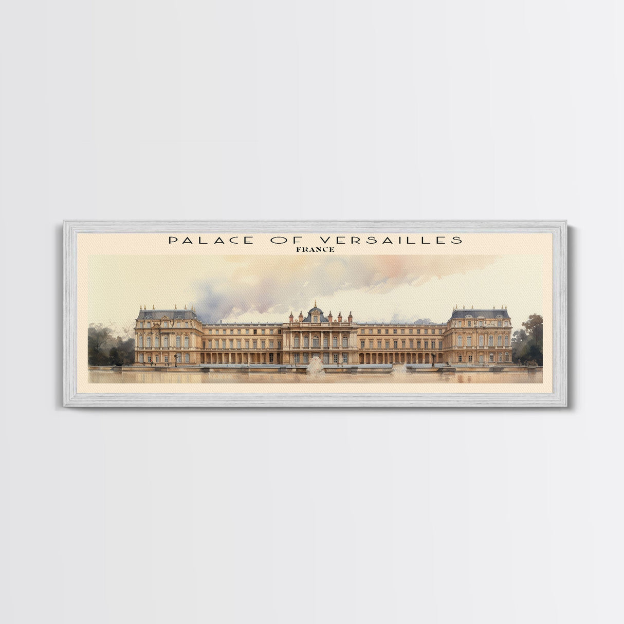 Palace of Versailles Wall Art Travel Poster Print, Gift For Travel Lover, Vacation Gift, COUNTRY Wall Art, Home Decor, Original Art