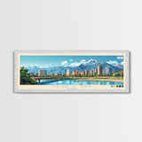 Jose C. Paz, Argentina Travel Poster Panoramic Canvas Print, Jose C. Paz, Argentina Painting, Argentina Art, Jose C. Paz Travel Art, Guest Room Painting