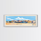 Lobito, Angola Travel Poster Panoramic Canvas Print, Lobito, Angola Painting, Angola Art, Lobito Travel Art, Guest Room Painting