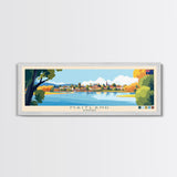 Maitland, Australia Panoramic Travel Poster Canvas Print, Maitland, Australia Painting, Australia Art, Maitland Panoramic Travel Art, Travel Painting