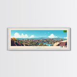 Ndola, Zambia Travel Poster Panoramic Canvas Print, Ndola, Zambia Painting, Zambia Art, Ndola Travel Art, Guest Room Painting