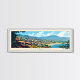 Nzerekore, Guinea Travel Poster Panoramic Canvas Print, Nzerekore, Guinea Painting, Guinea Art, Nzerekore Travel Art, Guest Room Painting