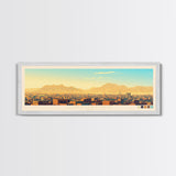 Omdurman,  Sudan Panoramic Travel Poster Canvas Print, Omdurman,  Sudan Painting,  Sudan Art, Omdurman Travel Art, Guest Room Painting