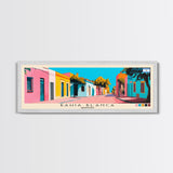 Bahia Blanca, Argentina Panoramic Canvas Print, Bahia Blanca, Argentina Painting, Argentina Art, Bahia Blanca Travel Poster, Travel Art, Guest Room Painting