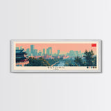 Beijing, China Panoramic Canvas Print, Beijing, China Painting, China Art, Beijing Travel Poster, Travel Art, Housewarming Gift