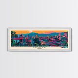 Cucuta, Colombia Panoramic Canvas Print, Cucuta, Colombia Painting, Colombia Art, Cucuta Travel Poster, Travel Art, Guest Room Painting