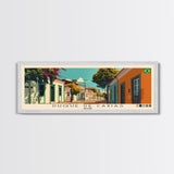 Duque de Caxias, Brazil Panoramic Canvas Print, Duque de Caxias, Brazil Painting, Brazil Art, Duque de Caxias Travel Poster, Travel Art, Housewarming Gift