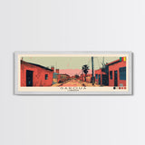 Garoua, Cameroon Panoramic Canvas Print, Garoua, Cameroon Painting, Cameroon Art, Garoua Travel Poster, Travel Art, Guest Room Painting