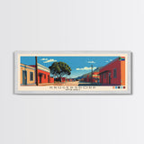 Krugersdorp, South Africa Panoramic Canvas Print, Krugersdorp, South Africa Painting, South Africa Art, Krugersdorp Travel Poster, Travel Art, Guest Room Painting