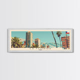 La Florida, Chile Panoramic Canvas Print, La Florida, Chile Painting, Chile Art, La Florida Travel Poster, Travel Art, Guest Room Painting