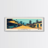 Likasi, Congo Panoramic Canvas Print, Likasi, Congo Painting, Congo Art, Likasi Travel Poster, Travel Art, Guest Room Painting