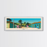 Lobito, Angola Panoramic Canvas Print, Lobito, Angola Painting, Angola Art, Lobito Travel Poster, Travel Art, Living Room Painting