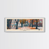 Preston, England Panoramic Canvas Print, Preston, England Painting, England Art, Preston Travel Poster, Travel Art, Guest Room Painting