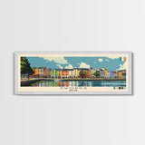 Swords, Ireland Panoramic Canvas Print, Swords, Ireland Painting, Ireland Art, Swords Travel Poster, Travel Art, Guest Room Painting